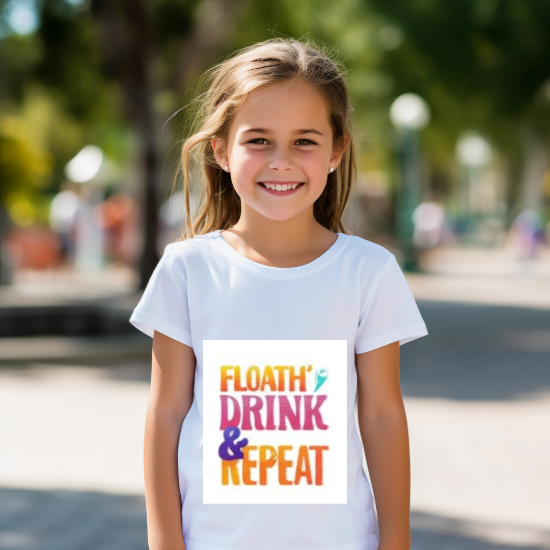 Floathy Smoothie and Repeat T-shirt for Girls